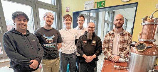 Auf dem Foto von li. nach rechts:
Domenic Hhnerbein, Tom Paluch, Matilda Reinhardt, Moritz Vitzthum, Mathias Strtling, Mirko Knorr