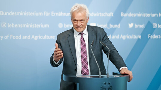 Bundesminister für Landwirtschaft, Ernährung und Heimat Alois Rainer bei seiner Antrittsvorstellung im BMLEH.