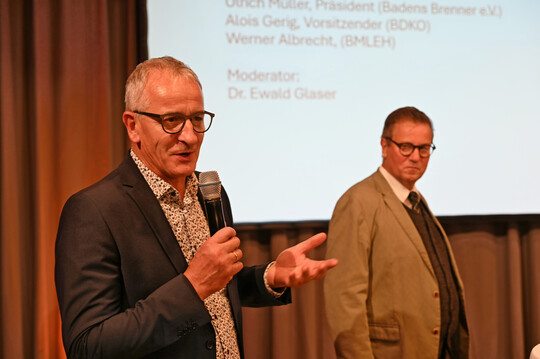 Ulrich Mller, der Vorsitzende von Badens Brennern.