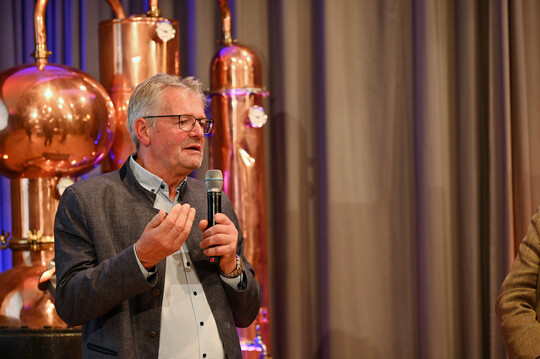 Alois Gerig erluterte, wie sich der Bundesverband fr eine Erhhung des Brennkontingentes einsetzt.