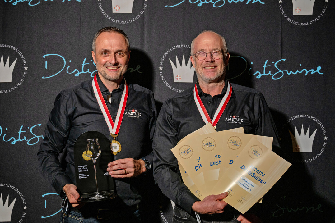 Toni Schürch (links) und René Eberli von der Amstutz Manufakur AG.