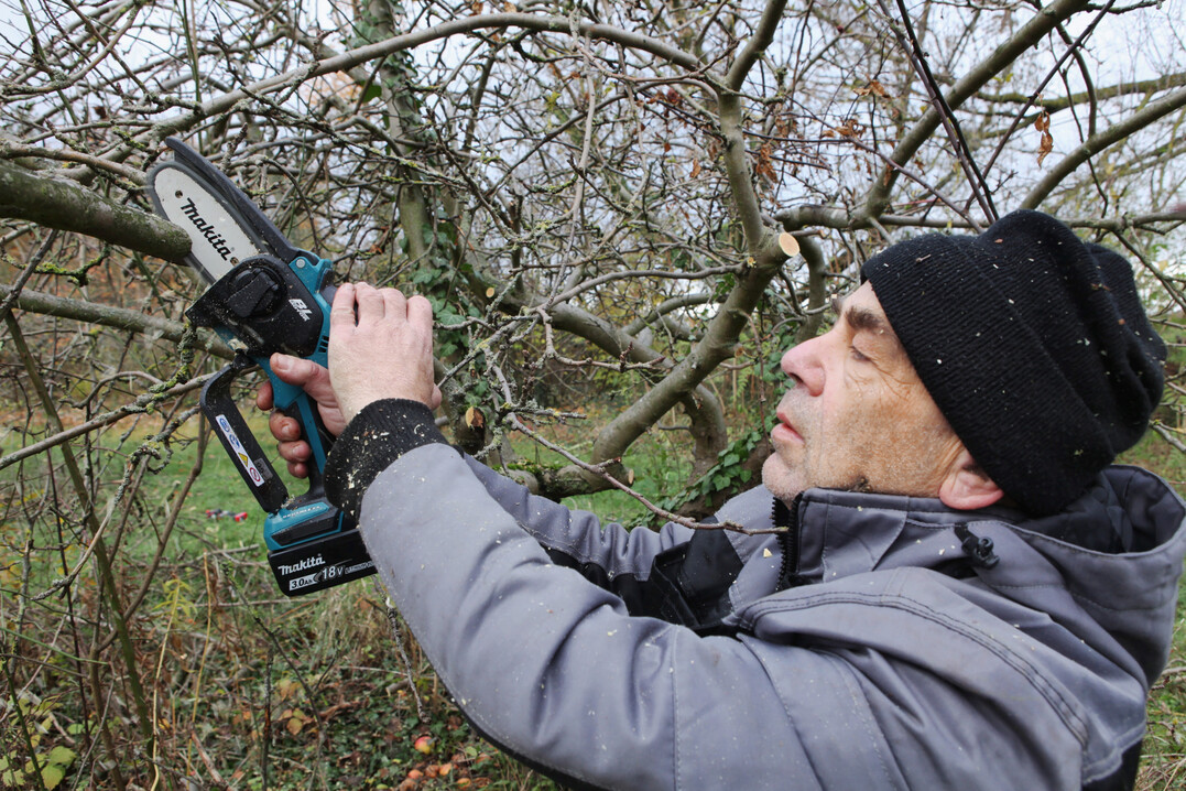 Autor Ekkehard Musche beim Test