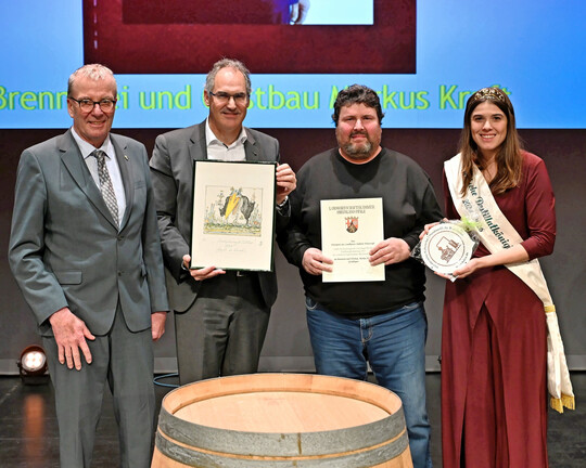 Ehrenpreis für Edelbrände Brennerei und Obstbau Markus Kraft.