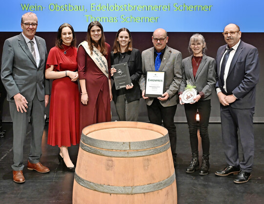 Ehrenpreis für die Edelobstbrennerei Thomas Scherner