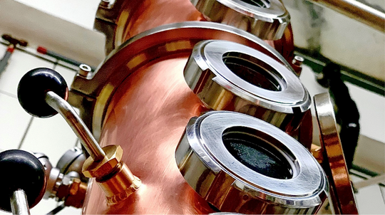 Kolonne einer Brennerei