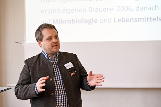 Lars Peuker, Braumeister undGetränketechnologe.