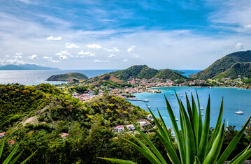 Blick auf Guadeloupe