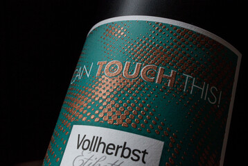 Ein Label vom Etikettenhersteller Vollherbst