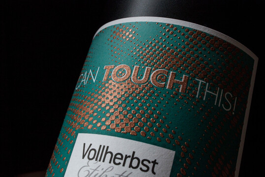 Ein Label vom Etikettenhersteller Vollherbst
