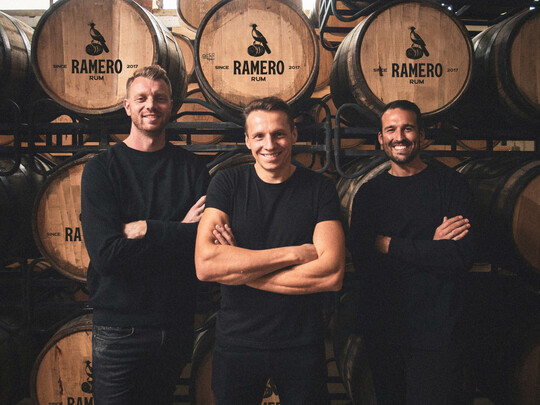 Die Heimat Distillers: Marcel Elinger, Rouven Richter und Raphael Heiche