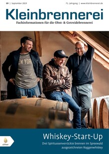 Cover Kleinbrennerei 09/2019