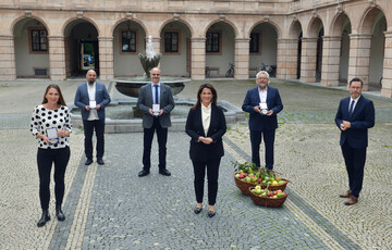 Sandra Gwein, Michael Mayer, Norbert Winkelmann und Hilmar Schmitt