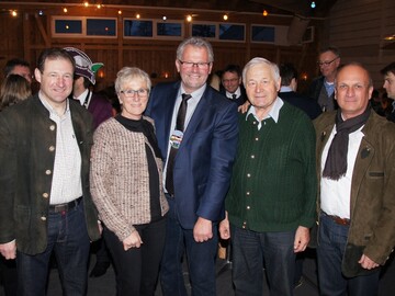 von links: Ewald Glaser, Adelheid Gerig, Alois Gerig, Siegfried Hornung, Gerald Erdrich