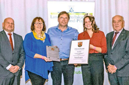 Das Weingut Borchert wird mit dem Staatsehrenpreis geehrt.