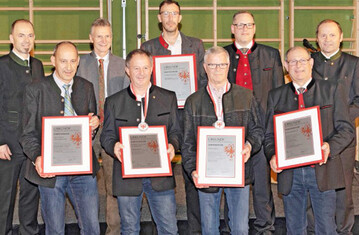  Gruppenbild der Sortensieger.
