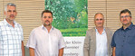 Setzen sich für die Belange
der Obst- und Kleinbrenner
ein (v. l.): Joachim Dürr und
Andreas Metzler vom Landesverband, Gerald Erdrich,
Geschäftsführer des Bundesverbandes und Hermann
Stoppel-Heumesser ebenfalls vom Landesverband.
