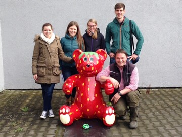 Markus Kirn mit den Studierenden der Hochschule Geisenheim