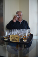 Verkostung eines Speyside-Whiskys.