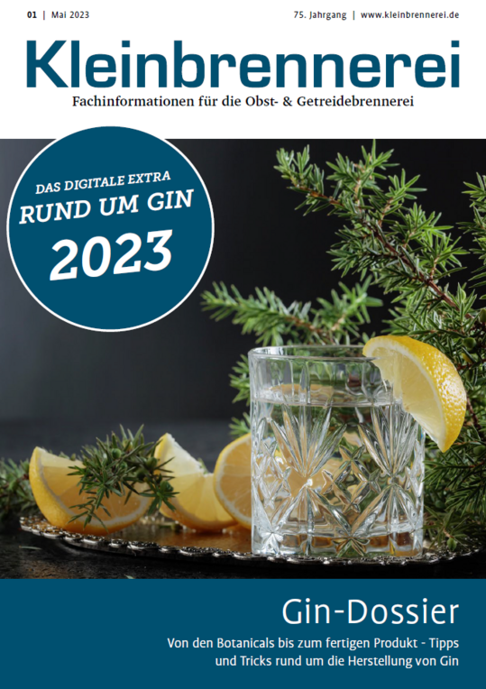 Kleinbrennerei Report "Gin - eine Trendspirituose im Hhenflug"