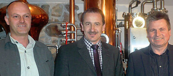 Der neu gewhlte Vorstand: Frank Kchlin, Ulrich Mller und
Franz Wild (v.l.n.r.).