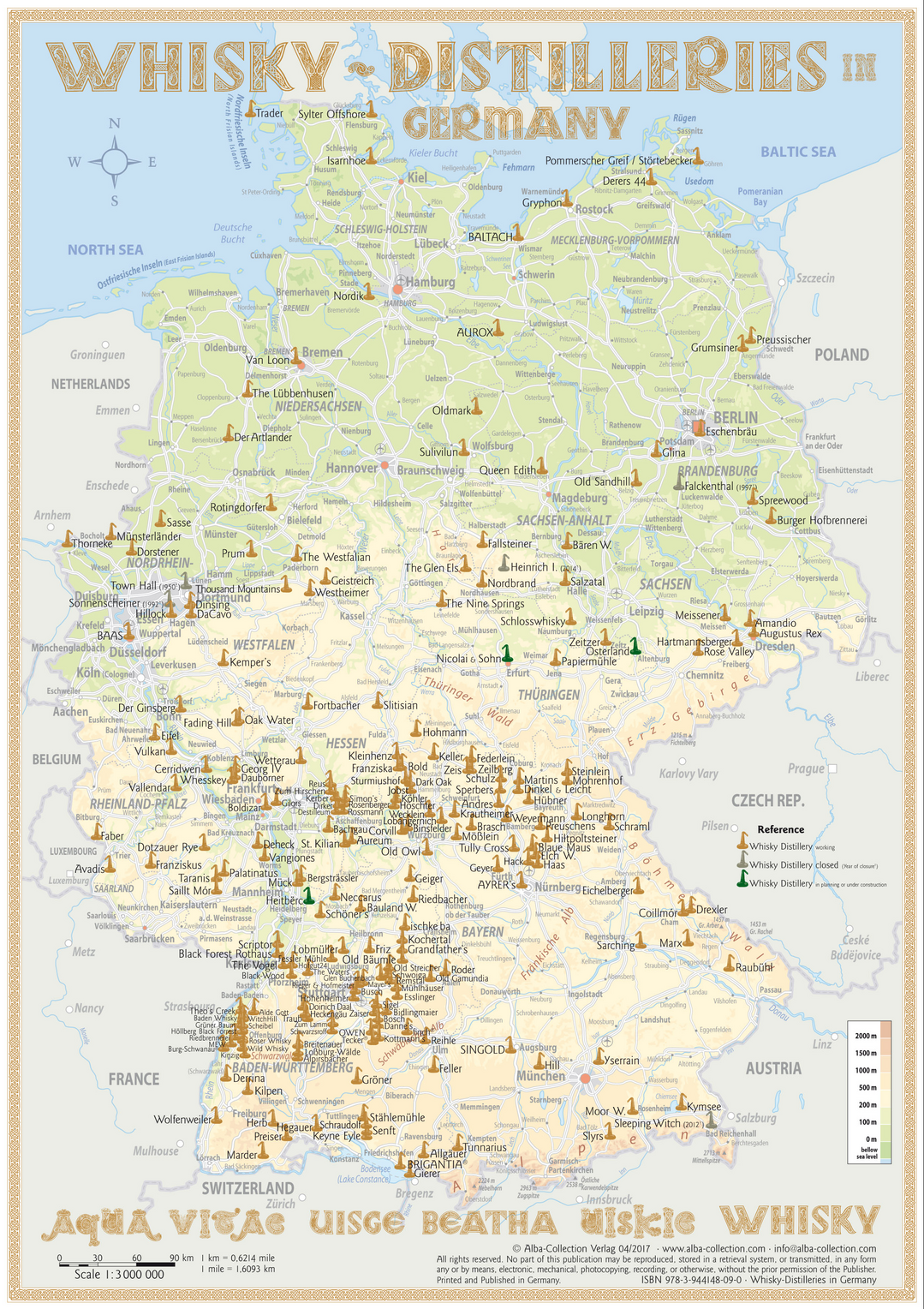 Zum Vergrern der Ansicht, bitte aufs Bild klicken. Dann sehen Sie die Brennereien und knnen ihre Namen lesen.